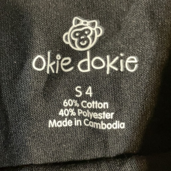 Okie Dokie Girls S 4 Short Sleeve Halloween T-Shirt - Picture 2 of 7